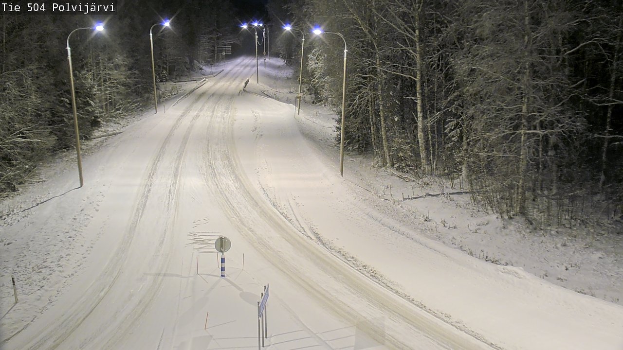 Kelikamerat Kuva Tie 504 Polvijärvi, Polvijärvi, Pohjois-Karjala