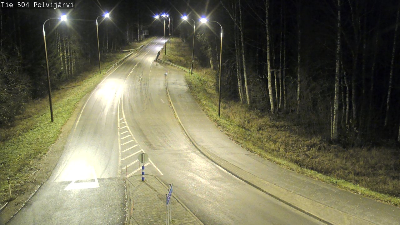 Kelikamerat Kuva Tie 504 Polvijärvi, Polvijärvi, Pohjois-Karjala