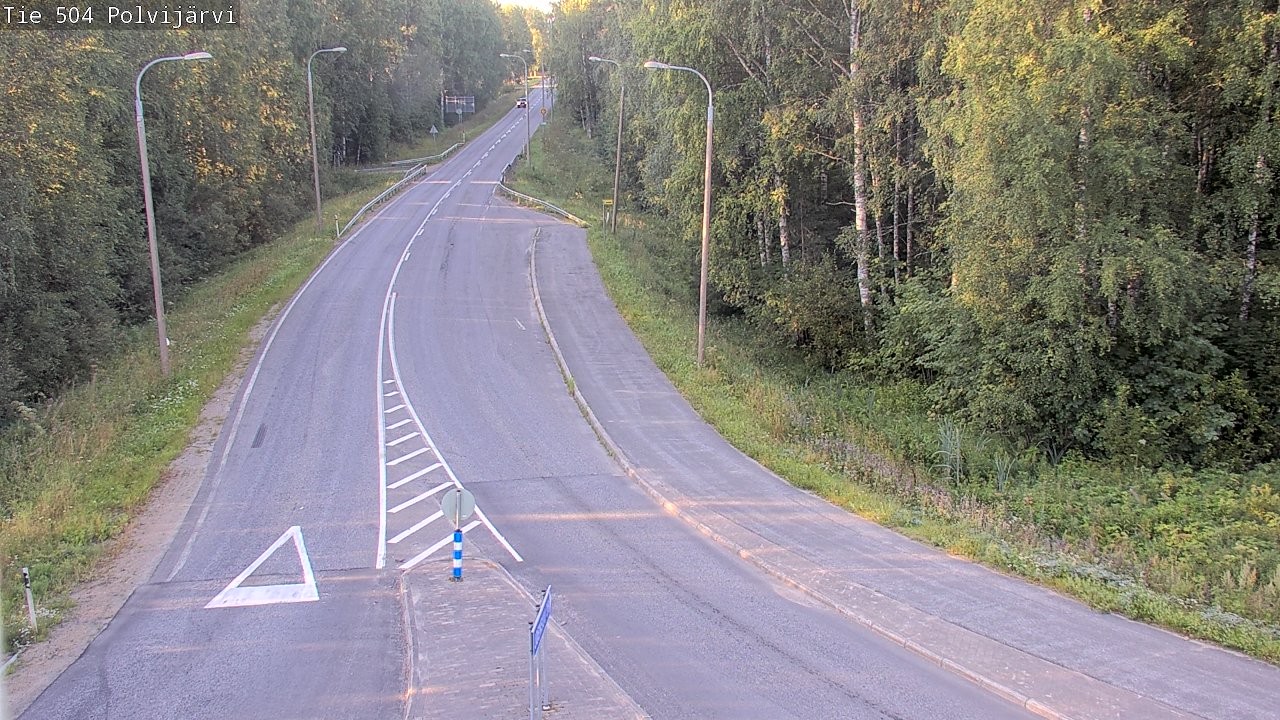 Weather Camera Image Road 504 Polvijärvi, Polvijärvi, Pohjois-Karjala