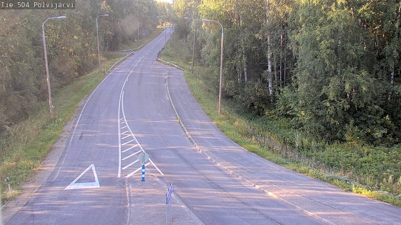 Weather Camera Image Road 504 Polvijärvi, Polvijärvi, Pohjois-Karjala