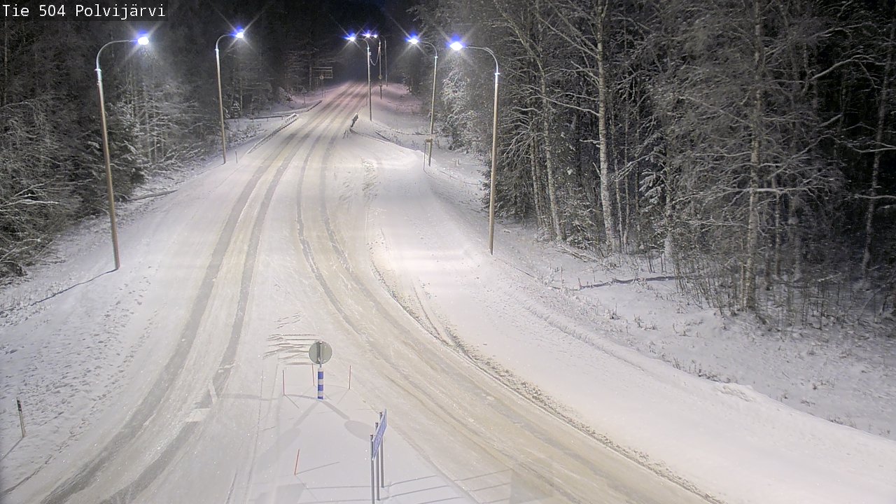 Kelikamerat Kuva Tie 504 Polvijärvi, Polvijärvi, Pohjois-Karjala
