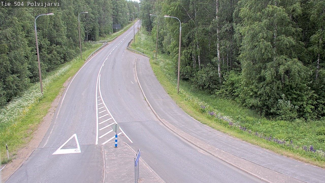 Kelikamerat Kuva Tie 504 Polvijärvi, Polvijärvi, Pohjois-Karjala