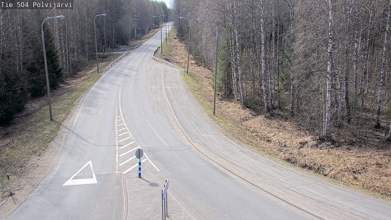 Weather Camera Image Road 504 Polvijärvi, Polvijärvi, Pohjois-Karjala