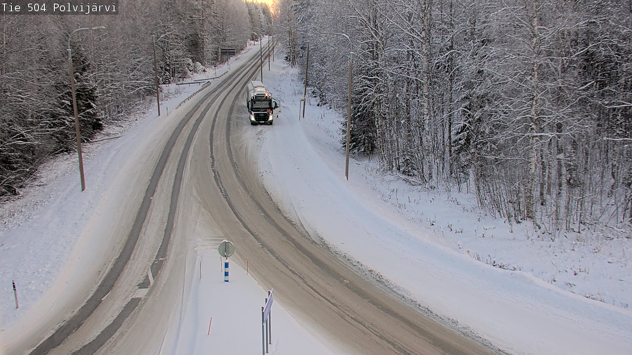 Kelikamerat Kuva Tie 504 Polvijärvi, Polvijärvi, Pohjois-Karjala