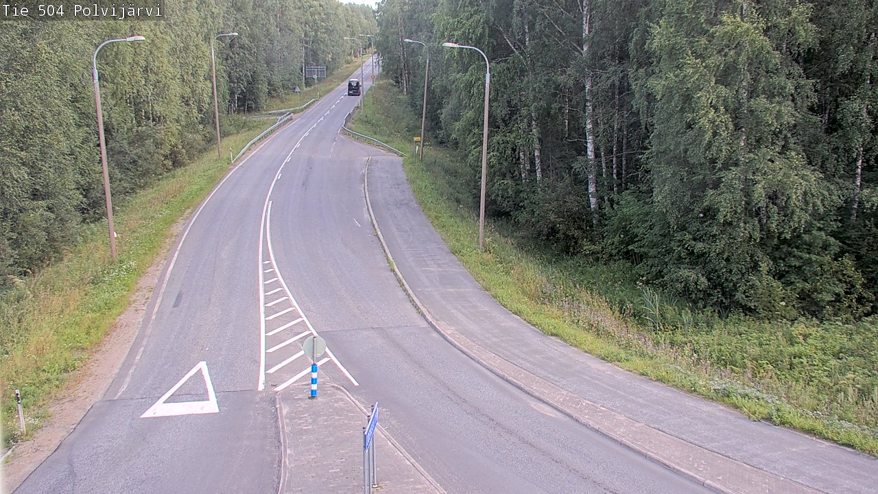 Kelikamerat Kuva Tie 504 Polvijärvi, Polvijärvi, Pohjois-Karjala