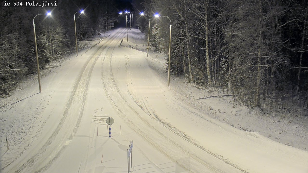 Kelikamerat Kuva Tie 504 Polvijärvi, Polvijärvi, Pohjois-Karjala