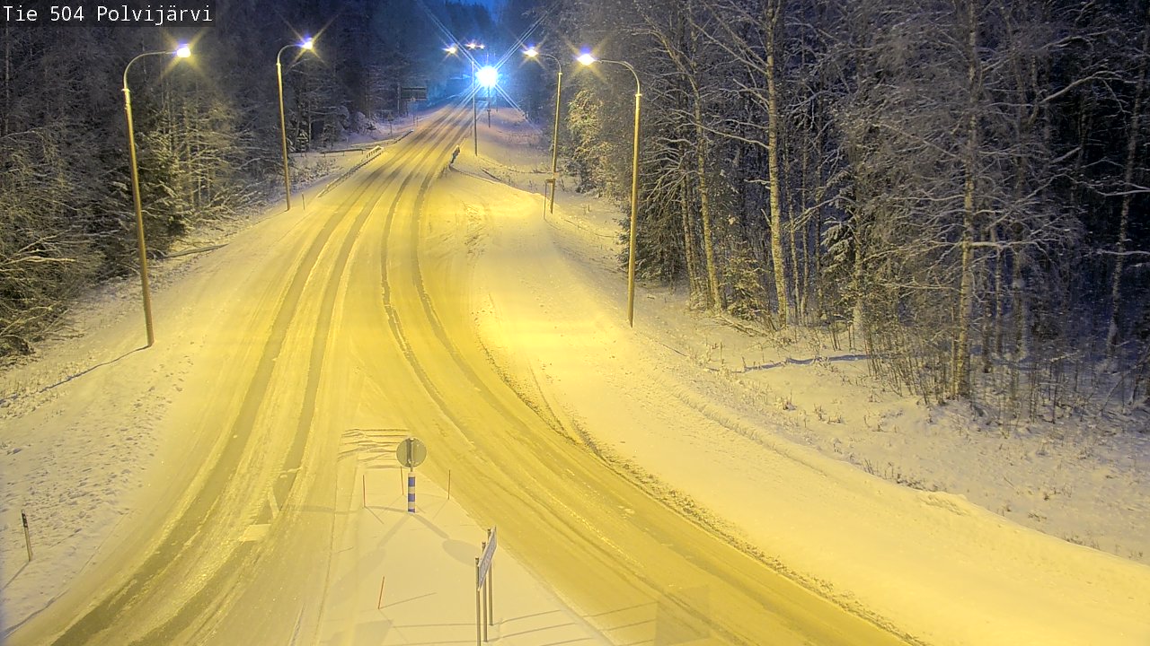 Kelikamerat Kuva Tie 504 Polvijärvi, Polvijärvi, Pohjois-Karjala
