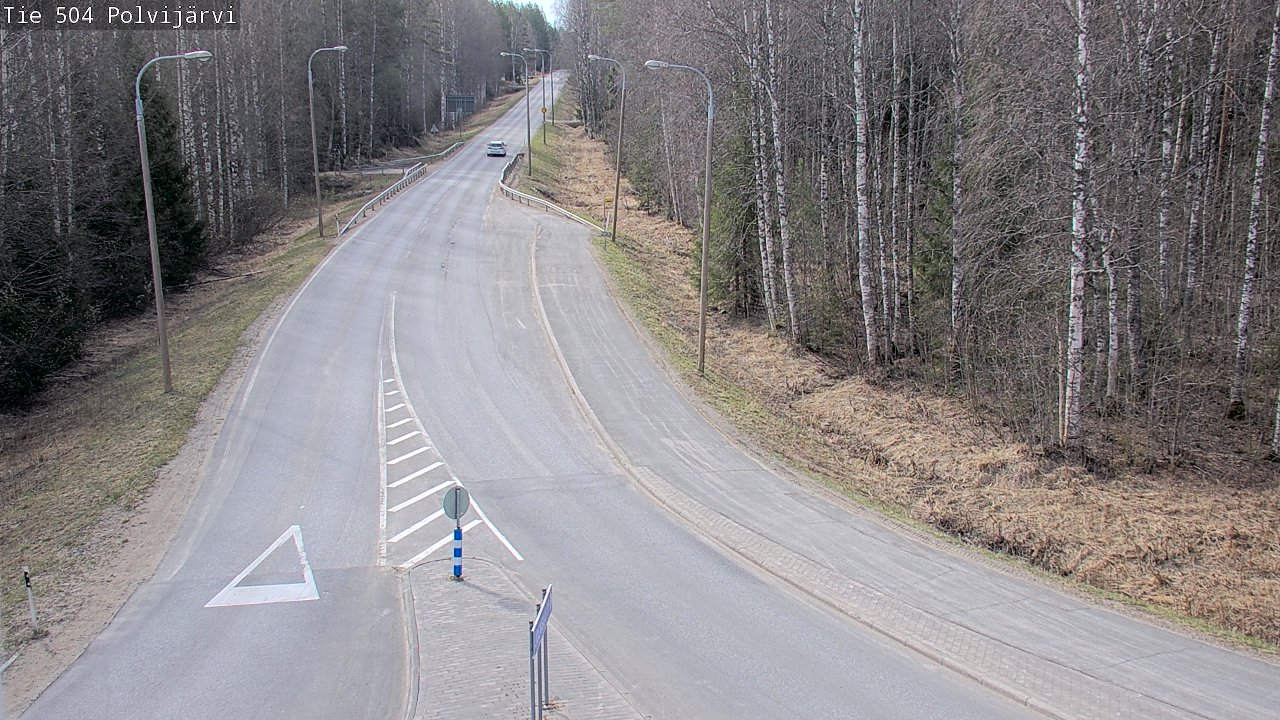 Weather Camera Image Road 504 Polvijärvi, Polvijärvi, Pohjois-Karjala