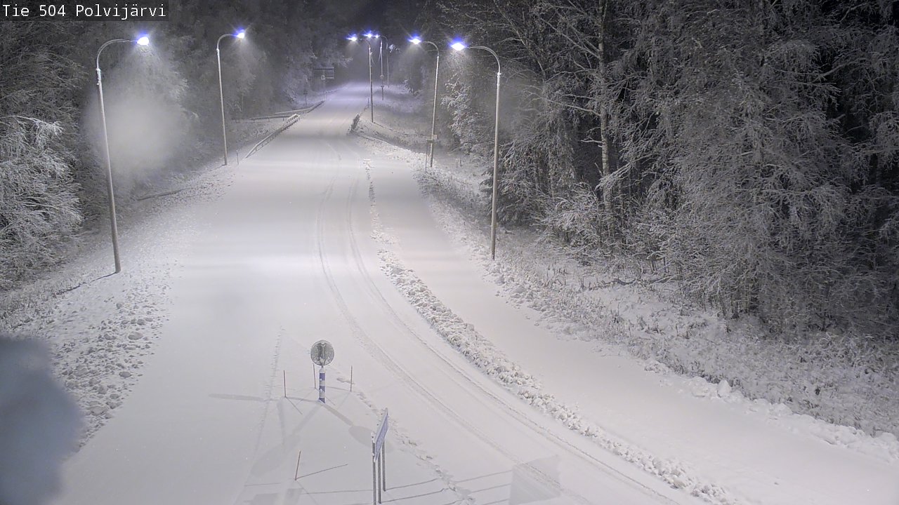Kelikamerat Kuva Tie 504 Polvijärvi, Polvijärvi, Pohjois-Karjala