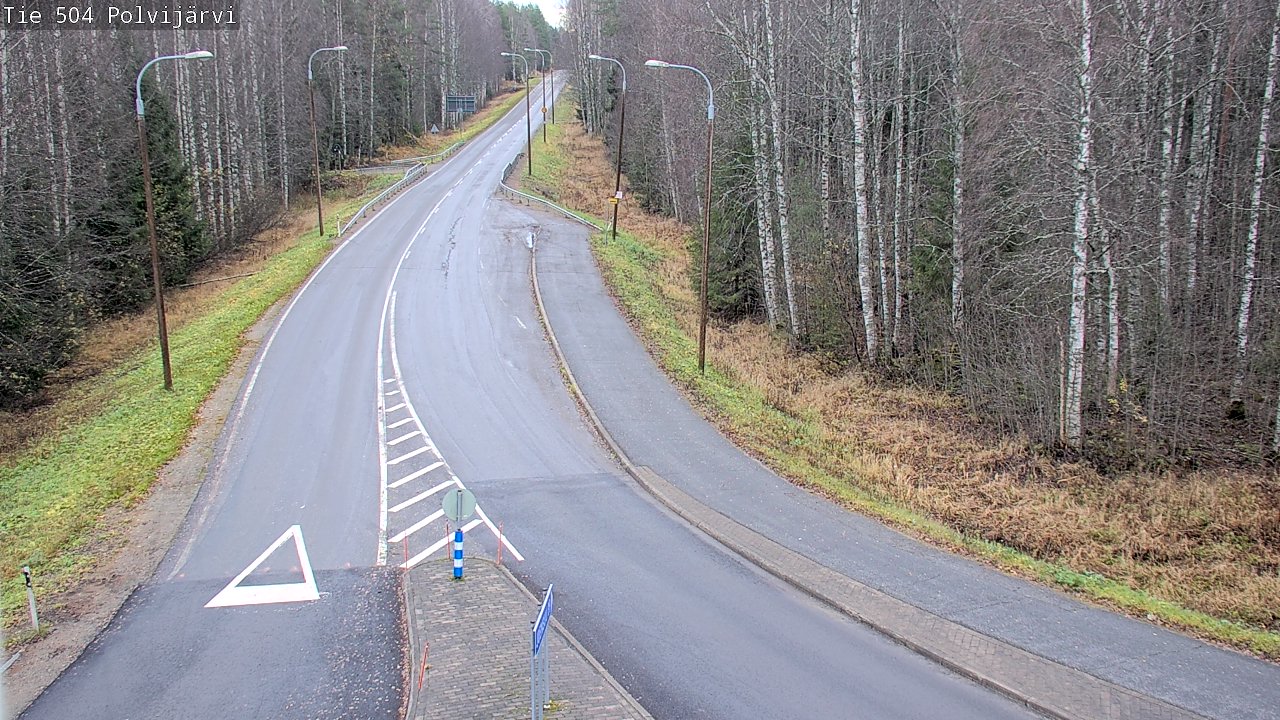 Weather Camera Image Road 504 Polvijärvi, Polvijärvi, Pohjois-Karjala