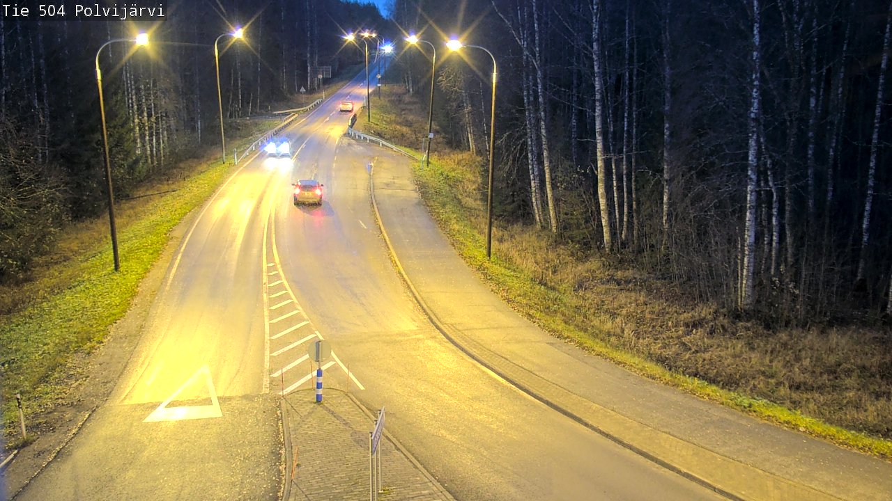 Kelikamerat Kuva Tie 504 Polvijärvi, Polvijärvi, Pohjois-Karjala