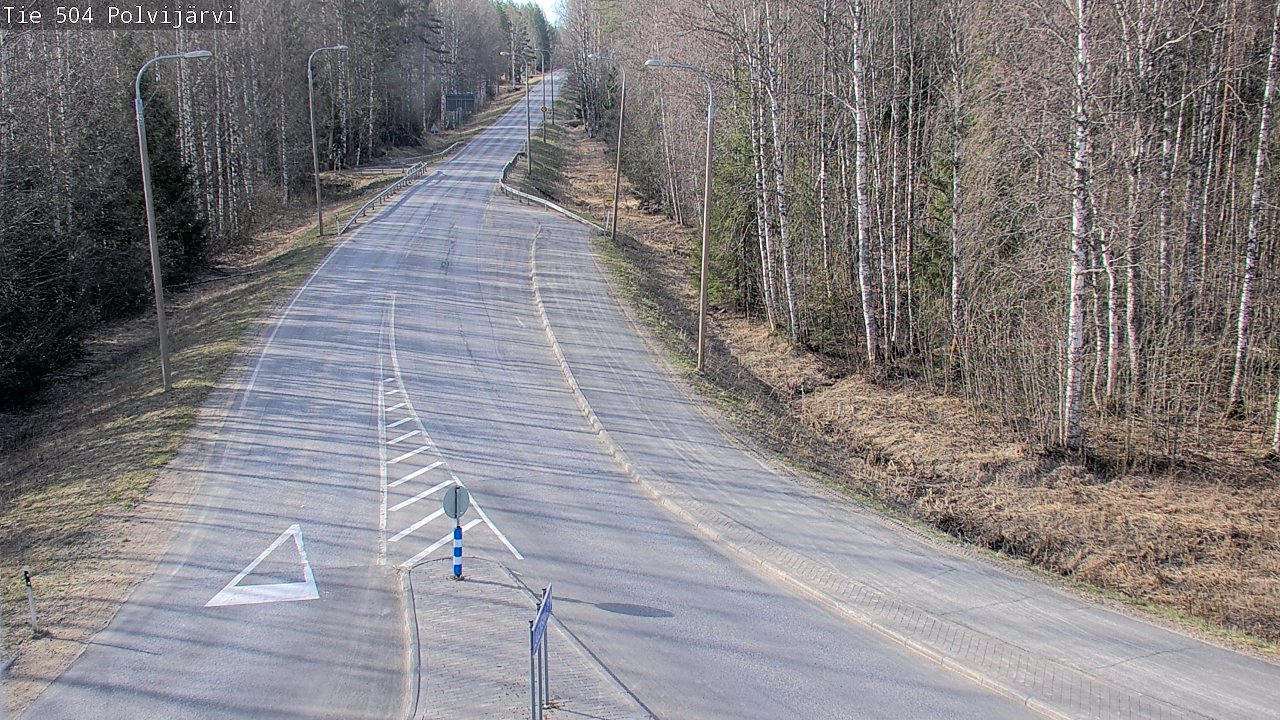 Weather Camera Image Road 504 Polvijärvi, Polvijärvi, Pohjois-Karjala
