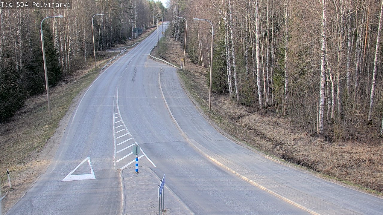 Weather Camera Image Road 504 Polvijärvi, Polvijärvi, Pohjois-Karjala