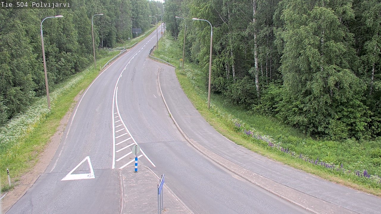 Kelikamerat Kuva Tie 504 Polvijärvi, Polvijärvi, Pohjois-Karjala