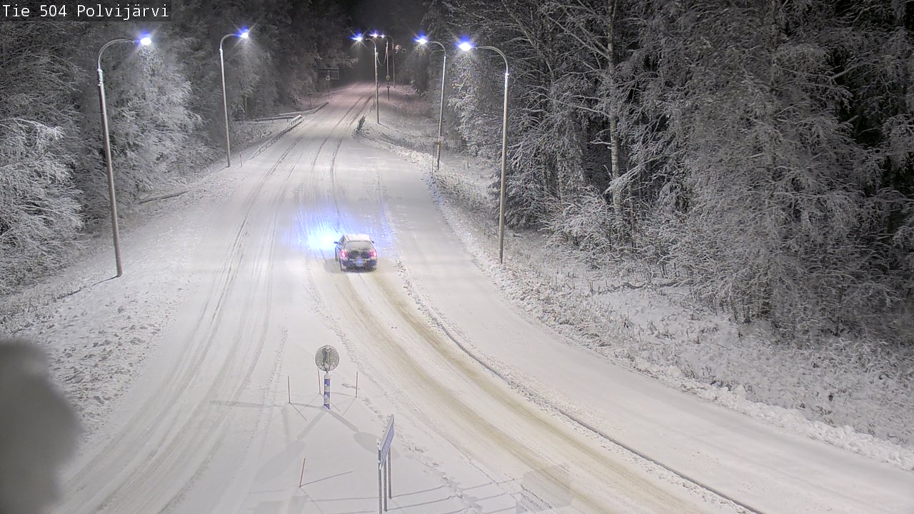 Kelikamerat Kuva Tie 504 Polvijärvi, Polvijärvi, Pohjois-Karjala