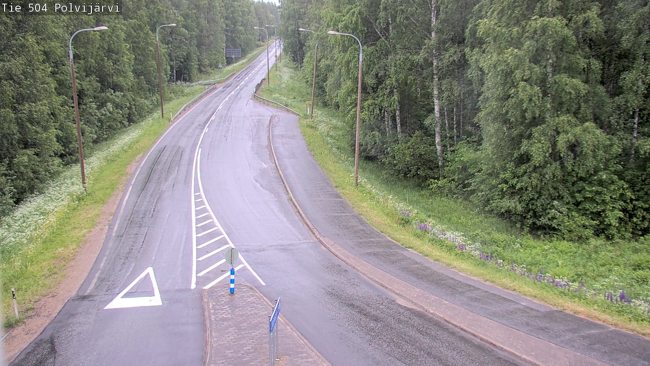 Kelikamerat Kuva Tie 504 Polvijärvi, Polvijärvi, Pohjois-Karjala