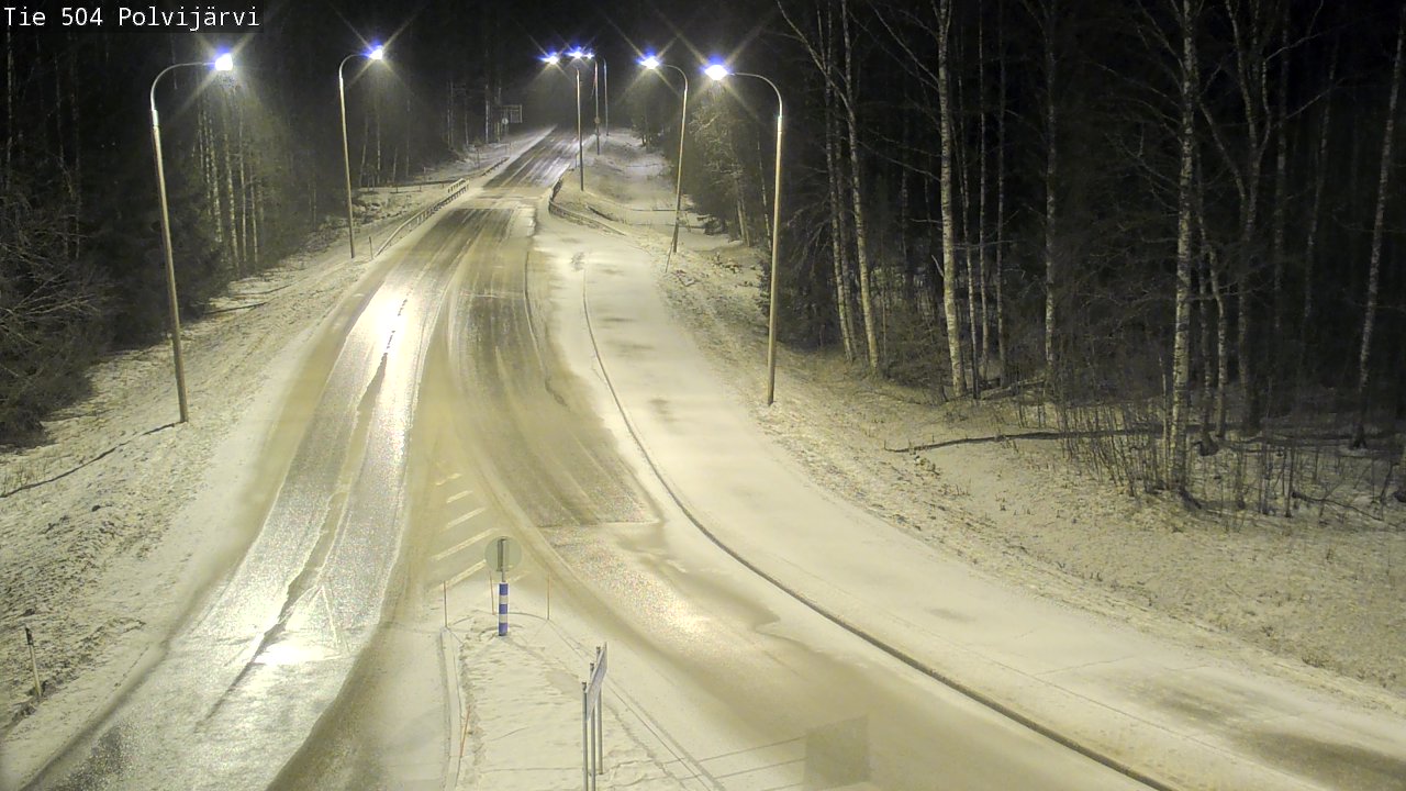 Kelikamerat Kuva Tie 504 Polvijärvi, Polvijärvi, Pohjois-Karjala