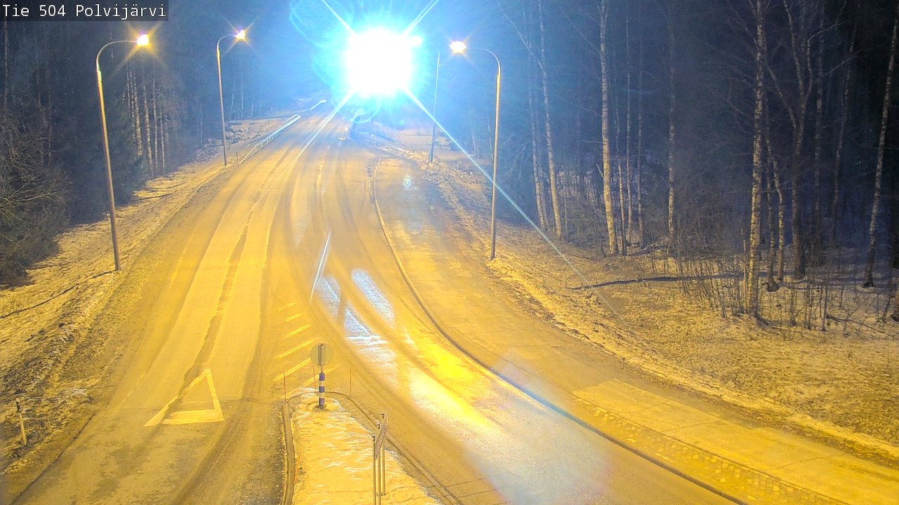 Kelikamerat Kuva Tie 504 Polvijärvi, Polvijärvi, Pohjois-Karjala