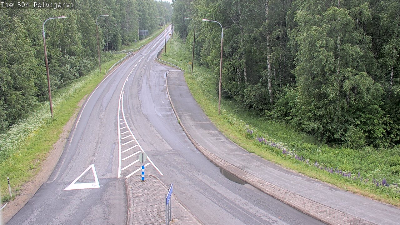 Weather Camera Image Road 504 Polvijärvi, Polvijärvi, Pohjois-Karjala