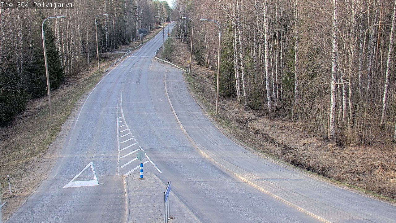 Weather Camera Image Road 504 Polvijärvi, Polvijärvi, Pohjois-Karjala