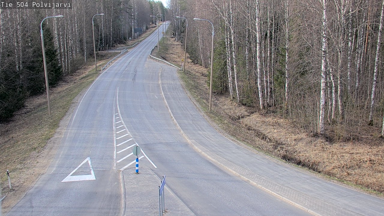 Weather Camera Image Road 504 Polvijärvi, Polvijärvi, Pohjois-Karjala