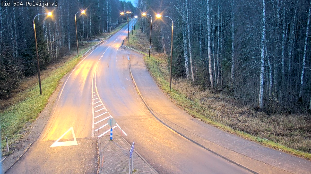 Kelikamerat Kuva Tie 504 Polvijärvi, Polvijärvi, Pohjois-Karjala