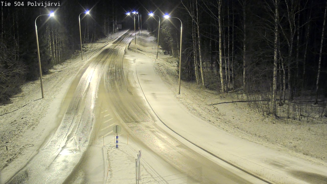 Kelikamerat Kuva Tie 504 Polvijärvi, Polvijärvi, Pohjois-Karjala