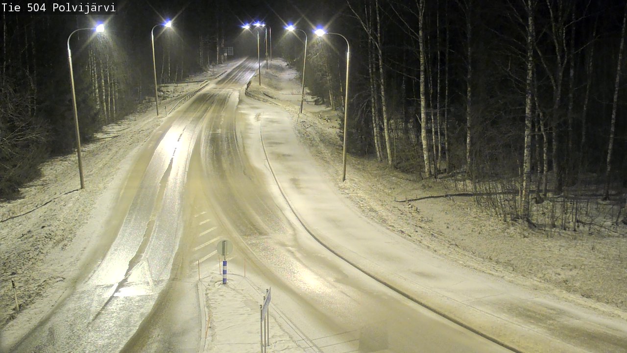 Kelikamerat Kuva Tie 504 Polvijärvi, Polvijärvi, Pohjois-Karjala