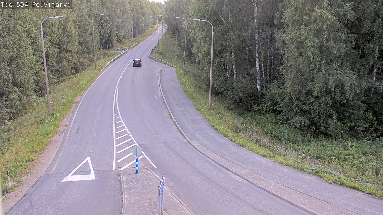 Kelikamerat Kuva Tie 504 Polvijärvi, Polvijärvi, Pohjois-Karjala