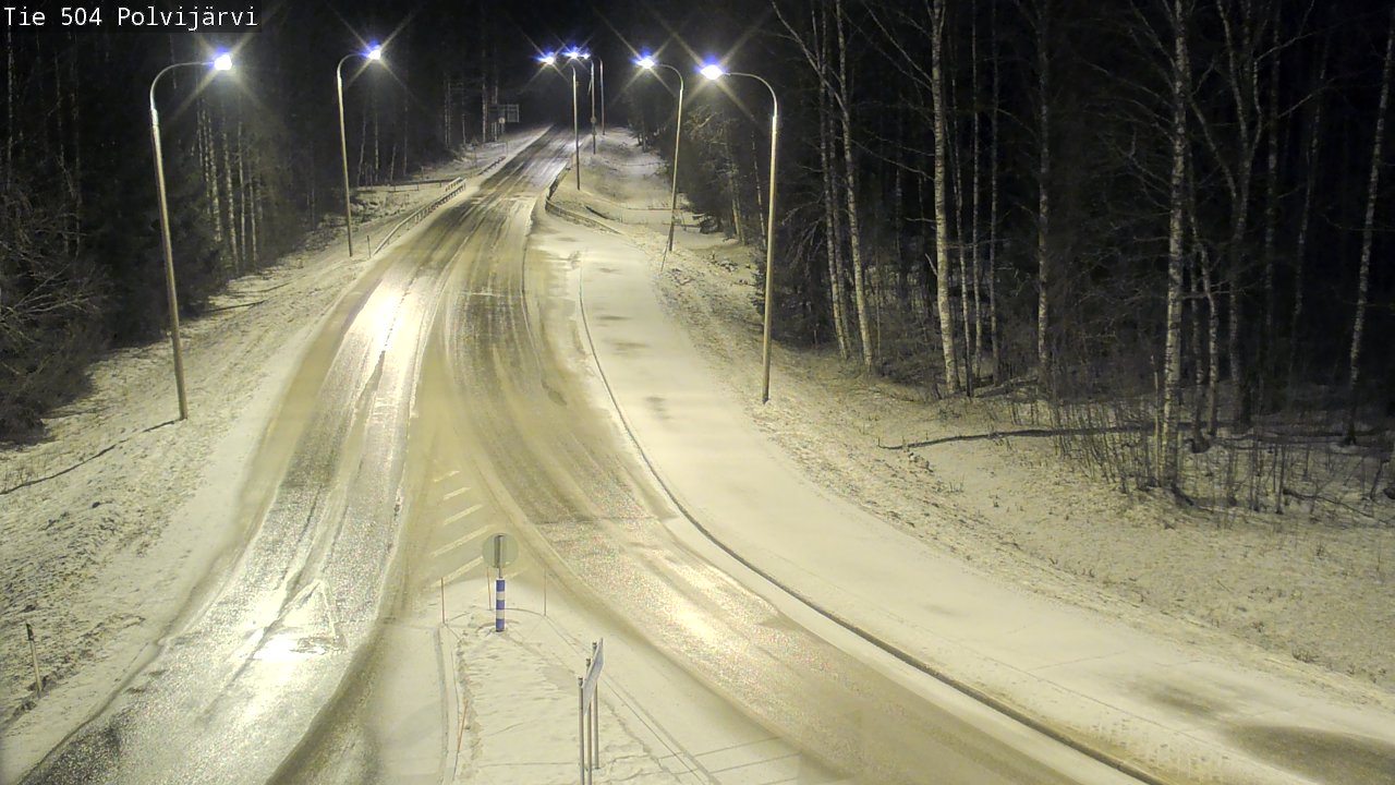 Kelikamerat Kuva Tie 504 Polvijärvi, Polvijärvi, Pohjois-Karjala