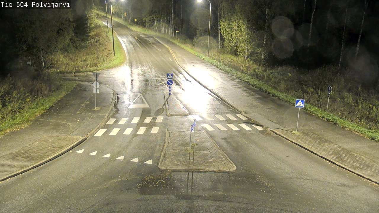 Kelikamerat Kuva Tie 504 Polvijärvi, Polvijärvi, Pohjois-Karjala