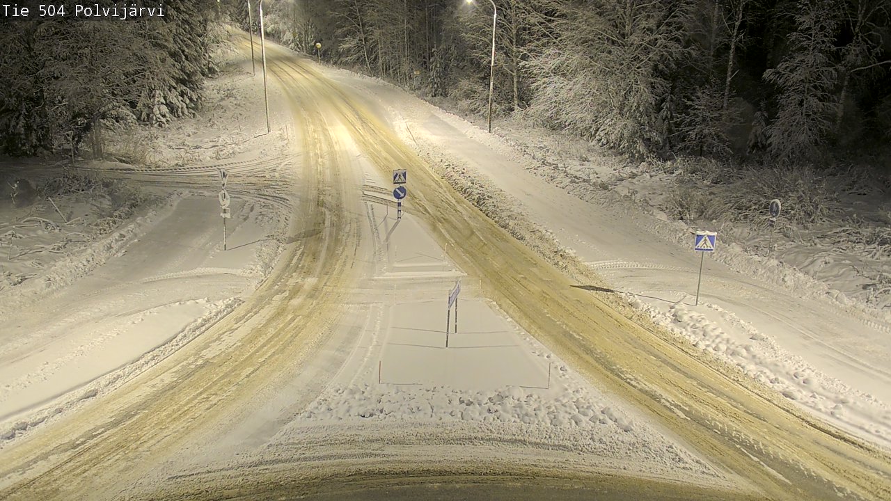 Kelikamerat Kuva Tie 504 Polvijärvi, Polvijärvi, Pohjois-Karjala