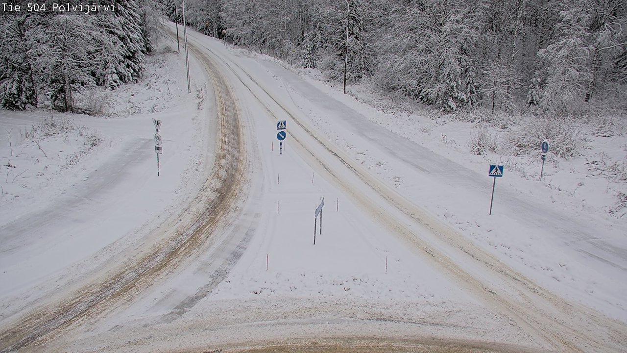 Kelikamerat Kuva Tie 504 Polvijärvi, Polvijärvi, Pohjois-Karjala