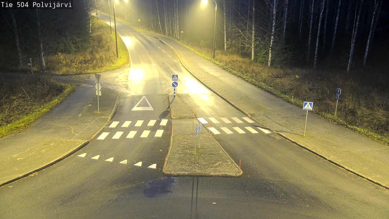 Kelikamerat Kuva Tie 504 Polvijärvi, Polvijärvi, Pohjois-Karjala