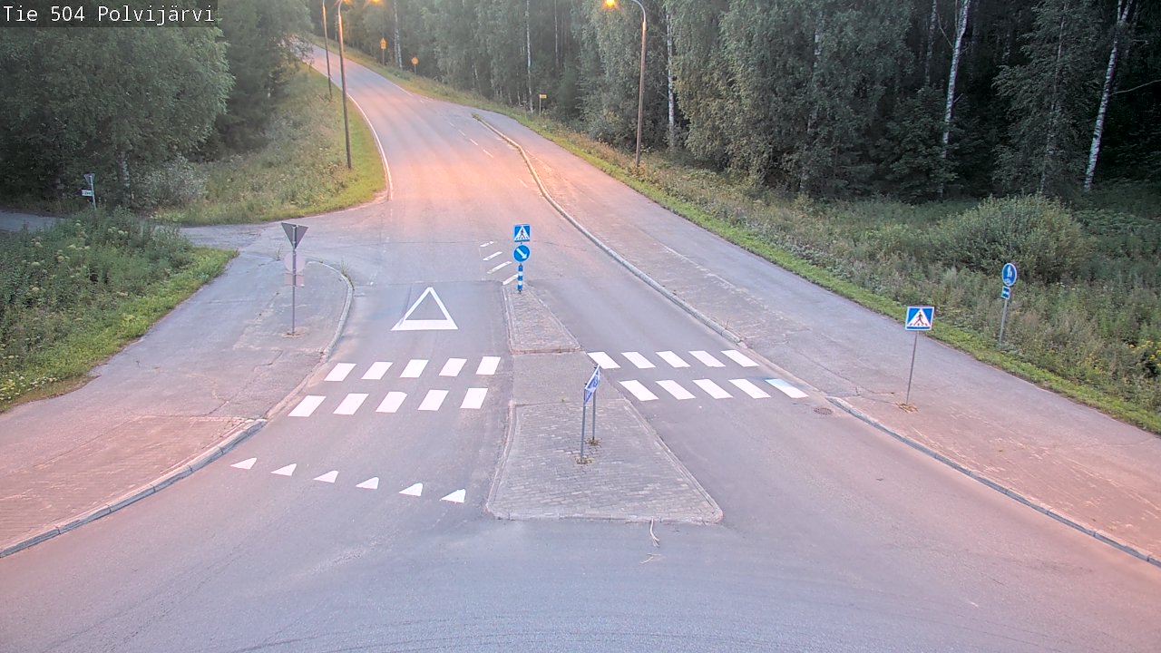 Kelikamerat Kuva Tie 504 Polvijärvi, Polvijärvi, Pohjois-Karjala