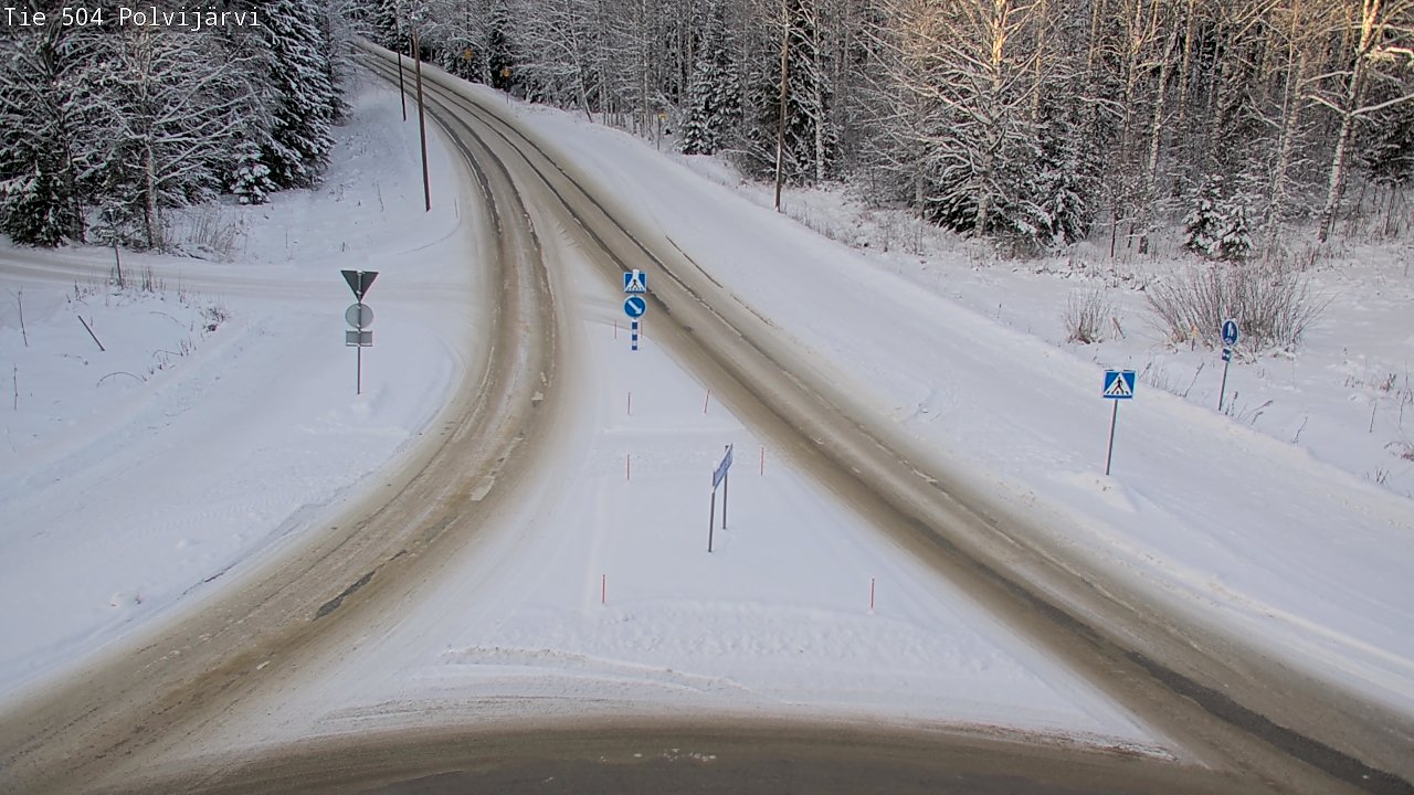 Kelikamerat Kuva Tie 504 Polvijärvi, Polvijärvi, Pohjois-Karjala