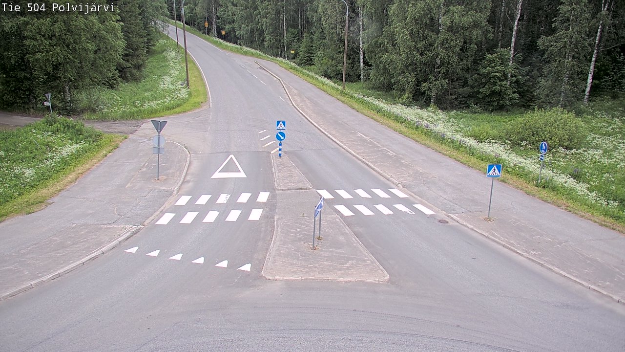 Kelikamerat Kuva Tie 504 Polvijärvi, Polvijärvi, Pohjois-Karjala