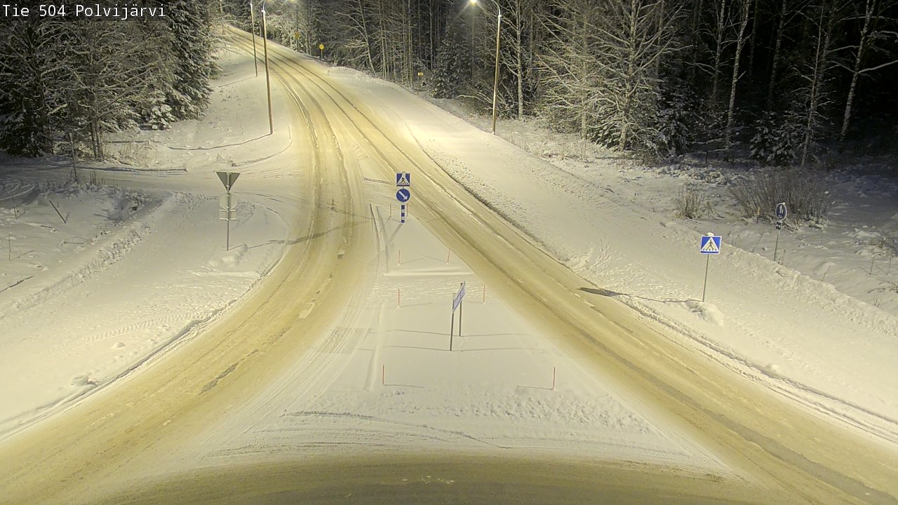 Kelikamerat Kuva Tie 504 Polvijärvi, Polvijärvi, Pohjois-Karjala