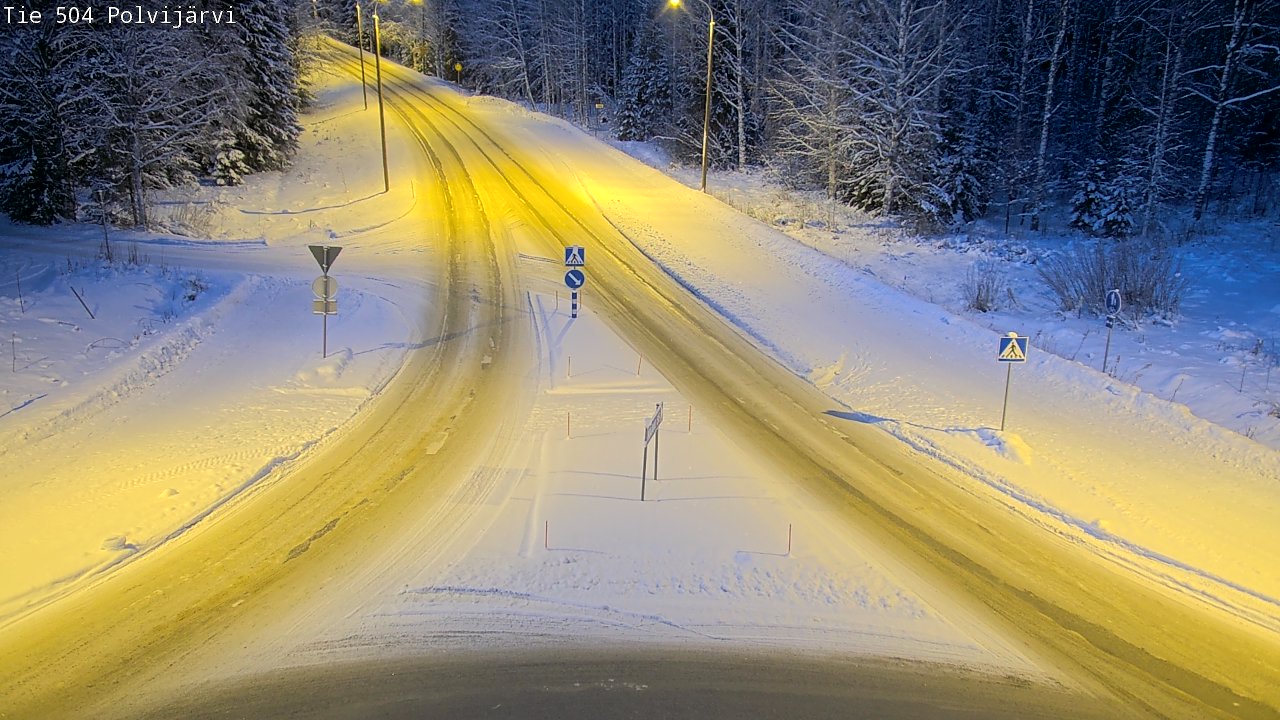 Kelikamerat Kuva Tie 504 Polvijärvi, Polvijärvi, Pohjois-Karjala