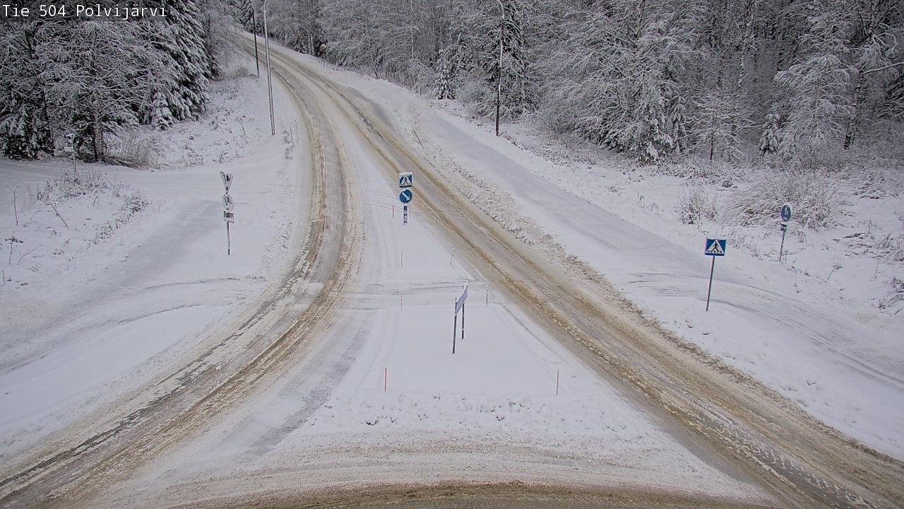 Kelikamerat Kuva Tie 504 Polvijärvi, Polvijärvi, Pohjois-Karjala