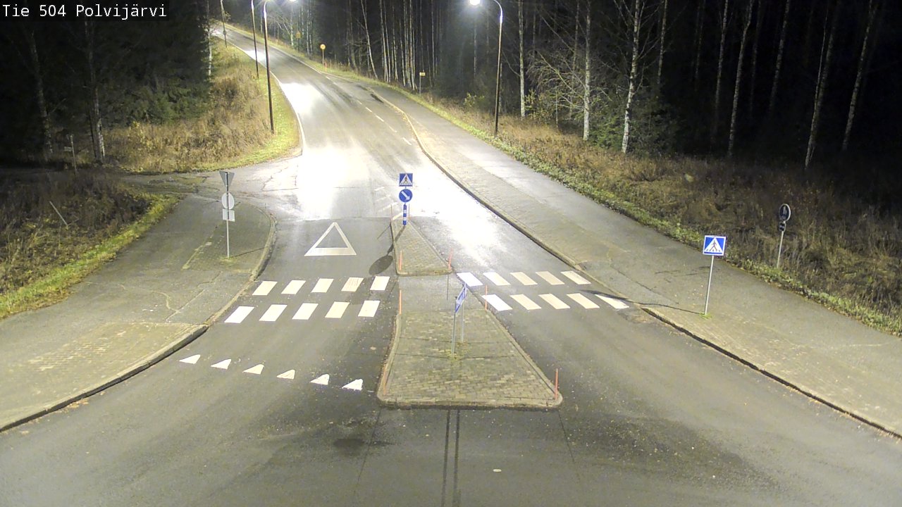 Kelikamerat Kuva Tie 504 Polvijärvi, Polvijärvi, Pohjois-Karjala