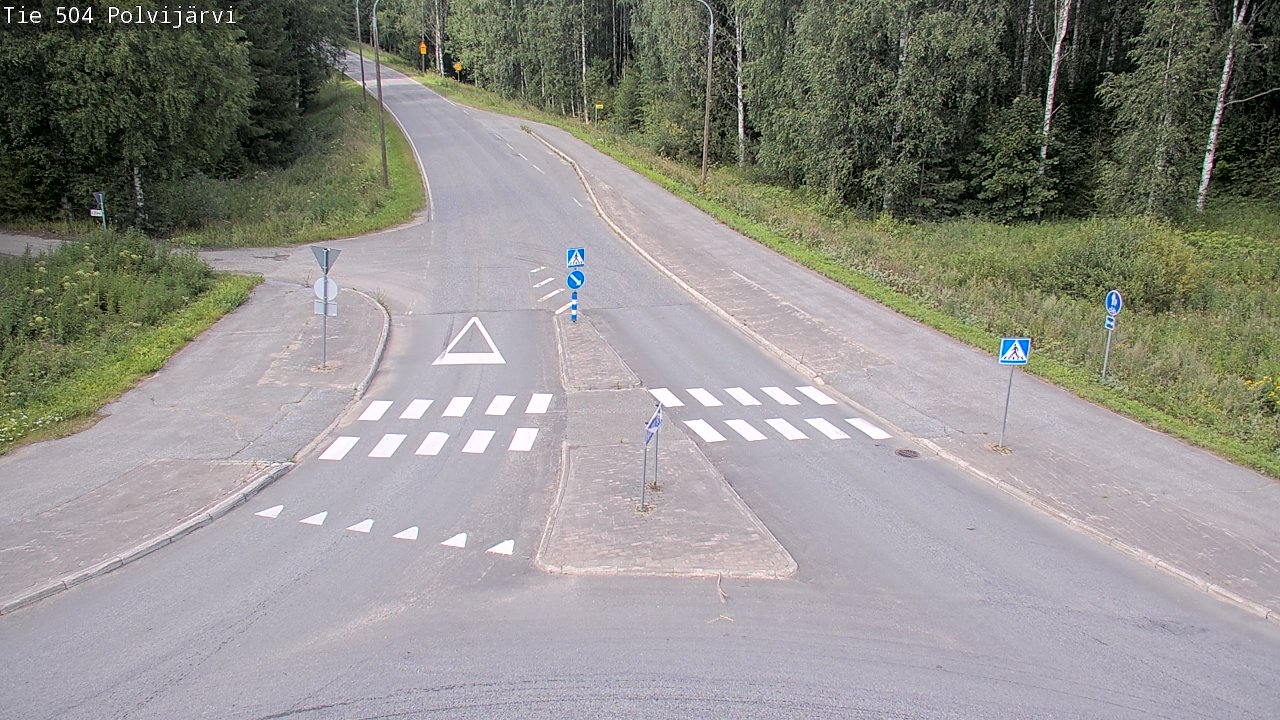 Kelikamerat Kuva Tie 504 Polvijärvi, Polvijärvi, Pohjois-Karjala
