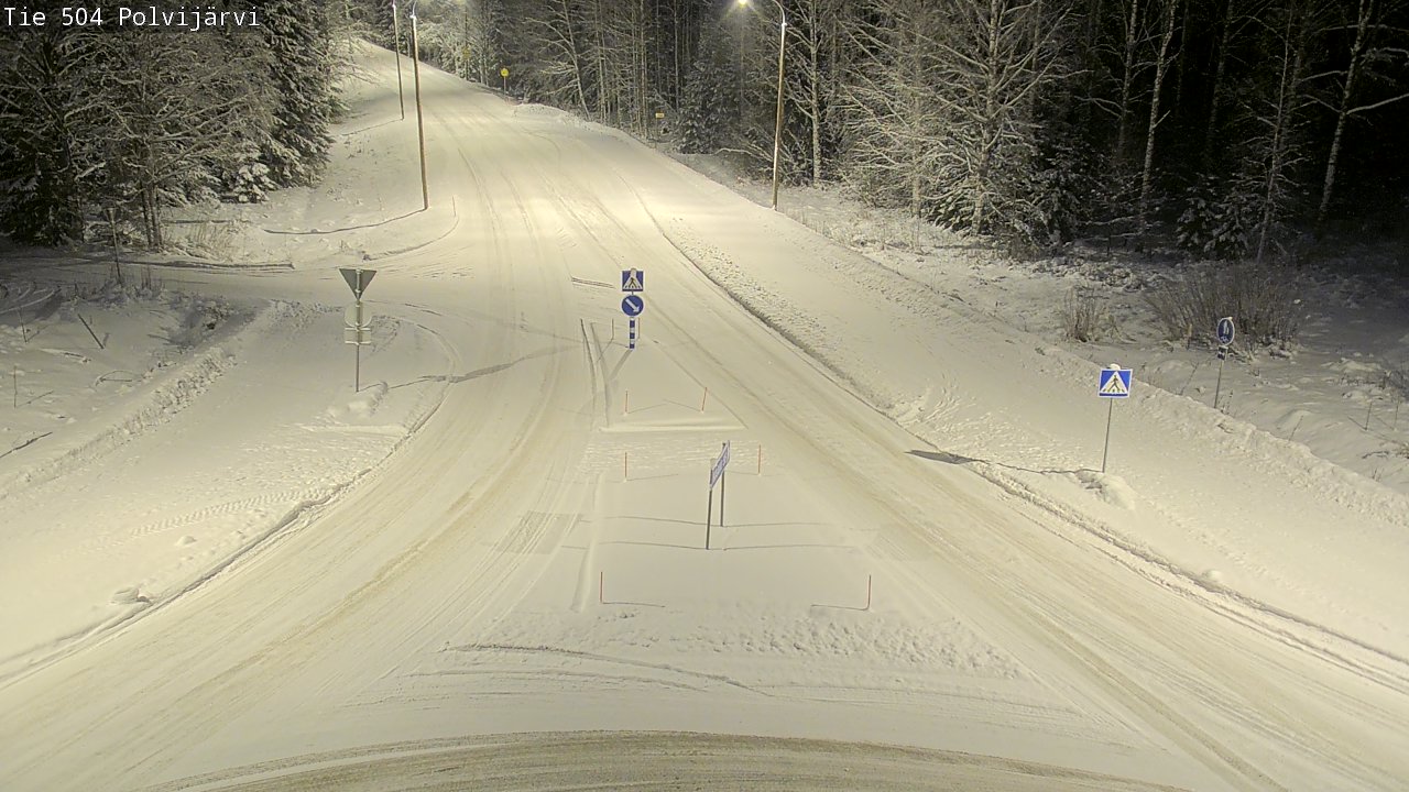 Kelikamerat Kuva Tie 504 Polvijärvi, Polvijärvi, Pohjois-Karjala