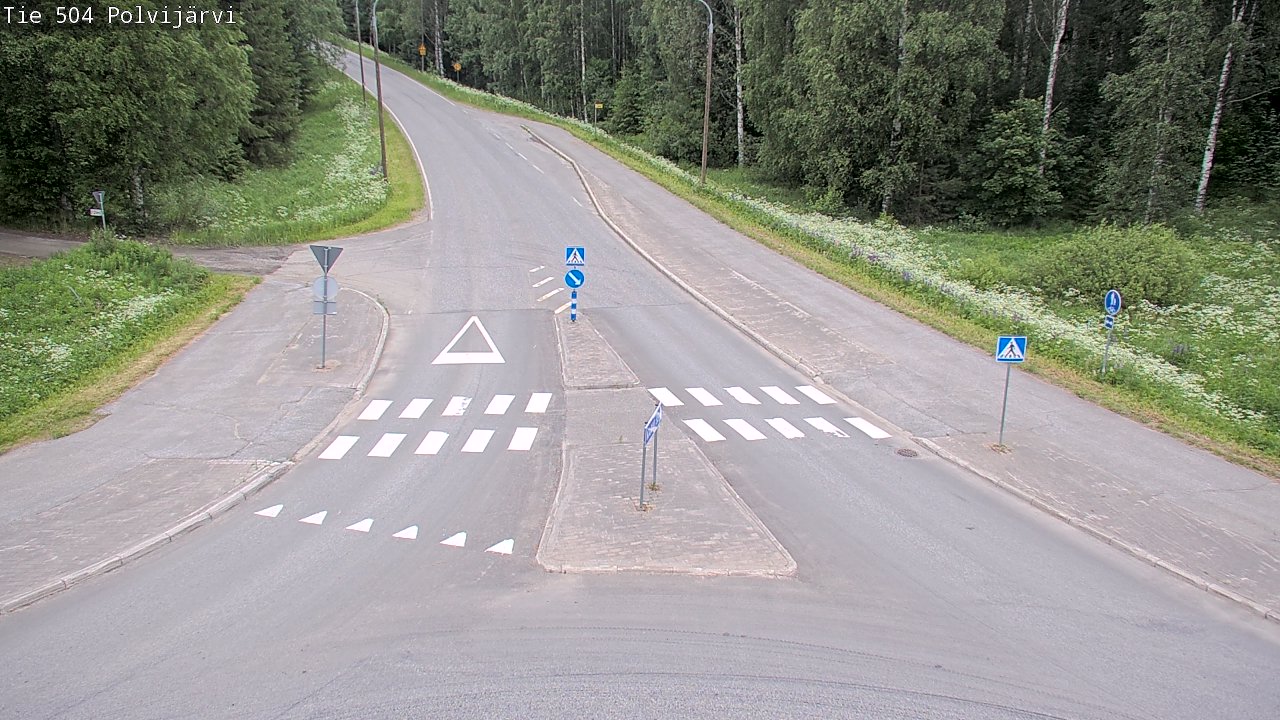 Kelikamerat Kuva Tie 504 Polvijärvi, Polvijärvi, Pohjois-Karjala