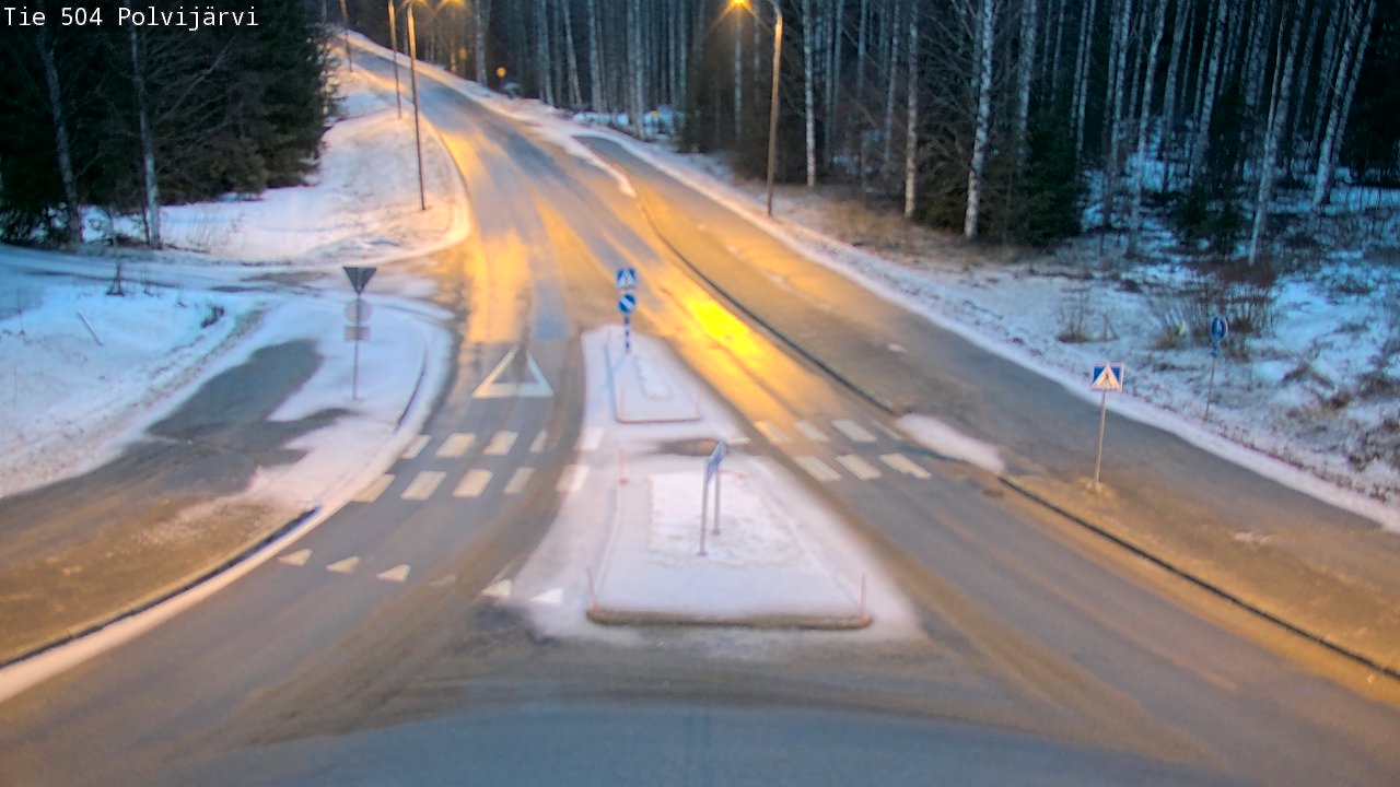 Kelikamerat Kuva Tie 504 Polvijärvi, Polvijärvi, Pohjois-Karjala