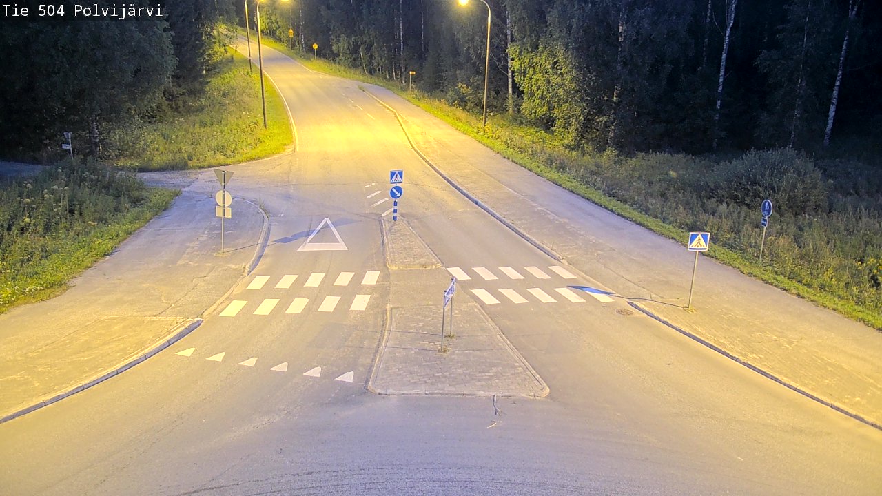 Kelikamerat Kuva Tie 504 Polvijärvi, Polvijärvi, Pohjois-Karjala