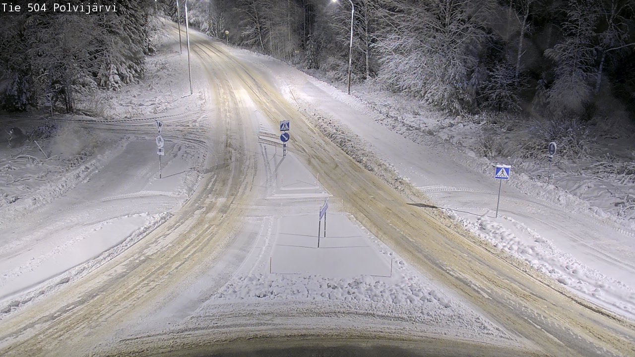 Kelikamerat Kuva Tie 504 Polvijärvi, Polvijärvi, Pohjois-Karjala