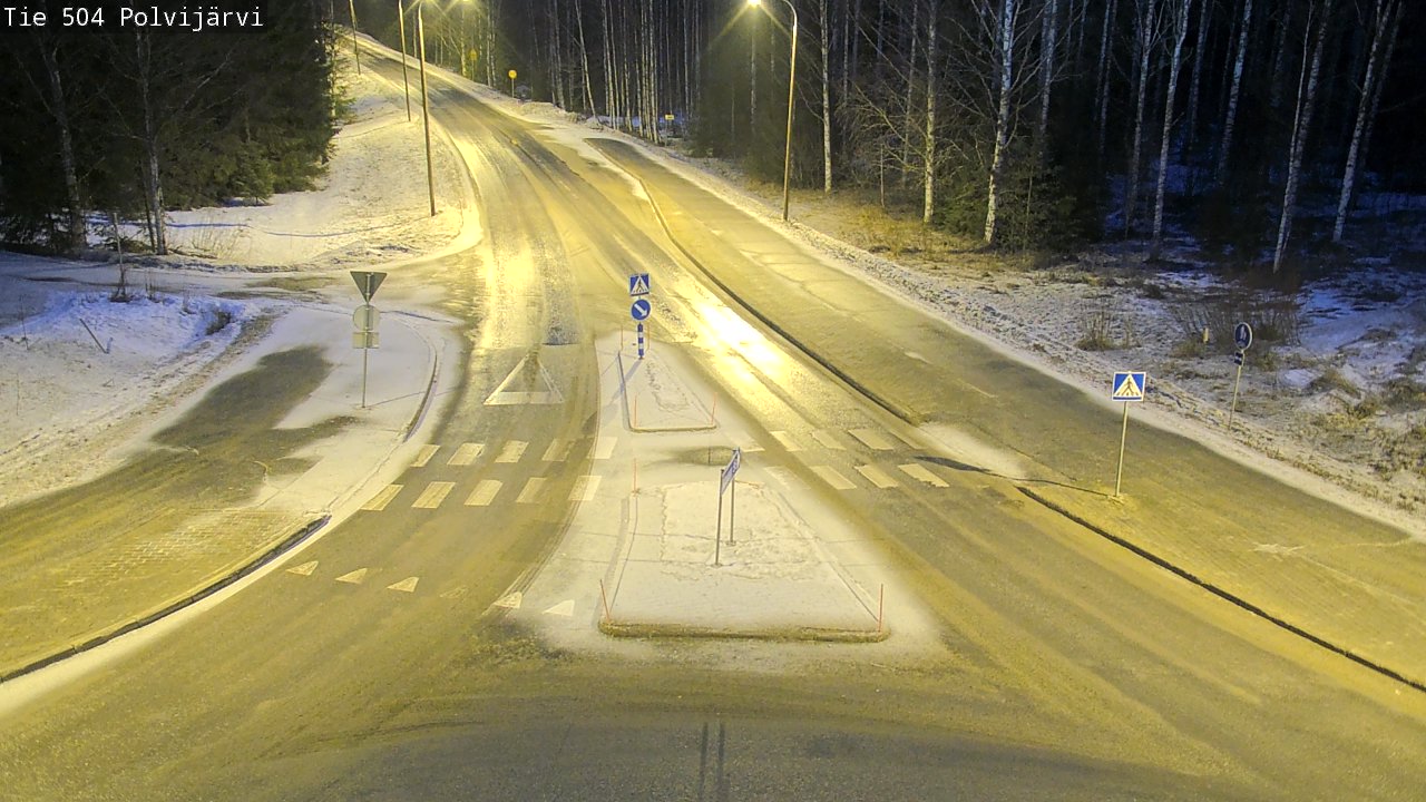 Kelikamerat Kuva Tie 504 Polvijärvi, Polvijärvi, Pohjois-Karjala