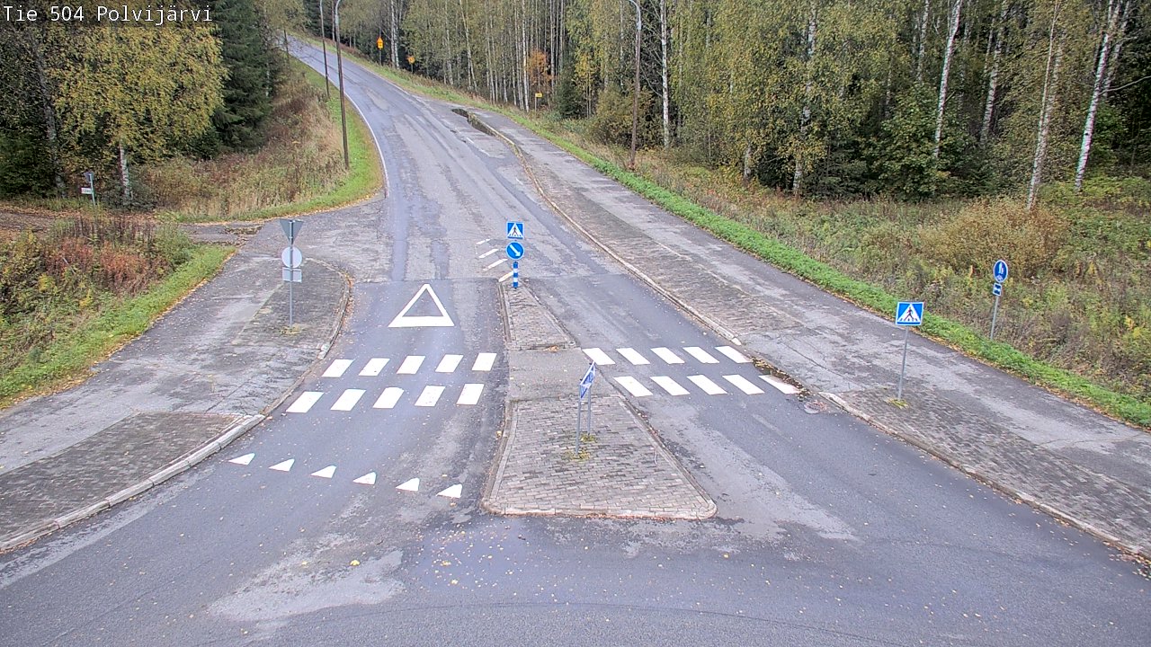 Weather Camera Image Road 504 Polvijärvi, Polvijärvi, Pohjois-Karjala