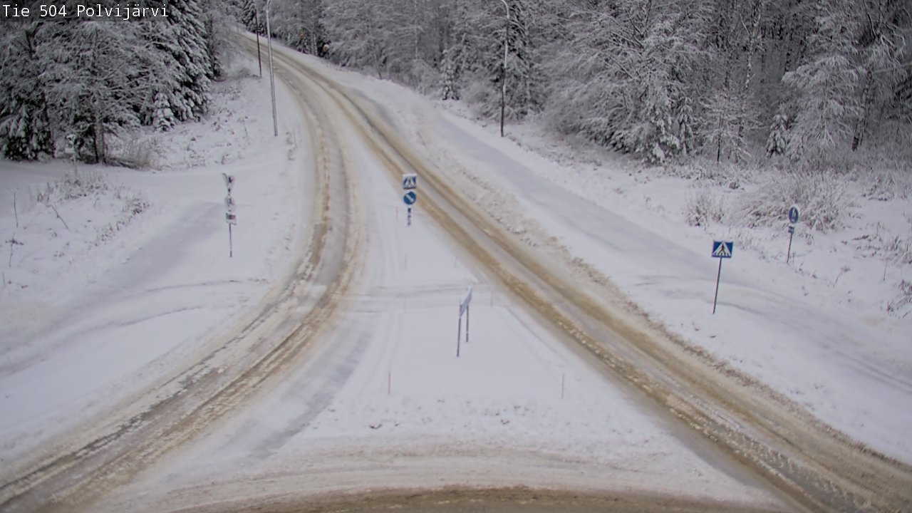 Kelikamerat Kuva Tie 504 Polvijärvi, Polvijärvi, Pohjois-Karjala